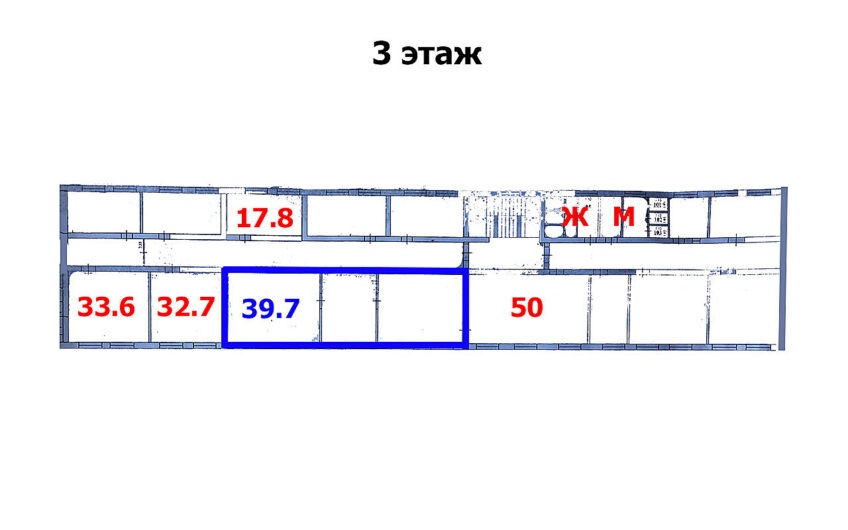 Коммерческие помещения(кабинеты), от 17.8-50 м², г.Славянск-на-Кубани