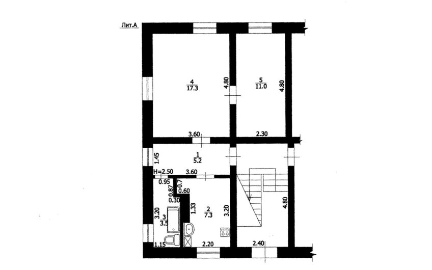 2-к квартира, 44.3 м², 1/2 эт. г.Славянск н/К, Центр
