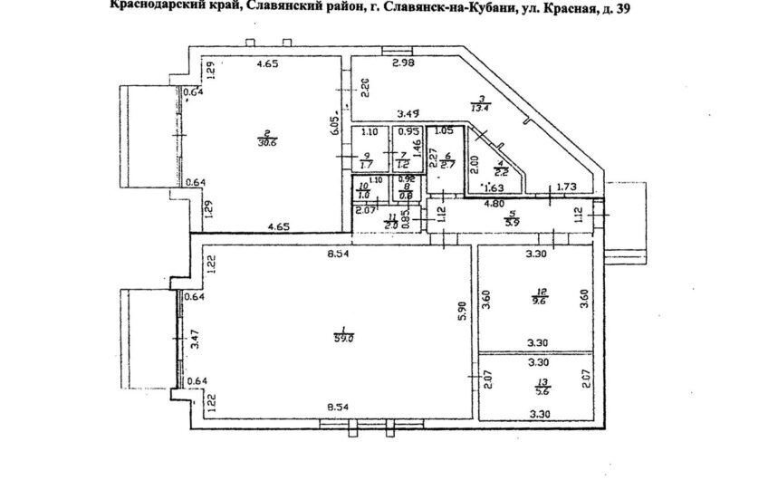 Коммерческое здание в центре Славянска-на-Кубани с окупаемостью 12 лет
