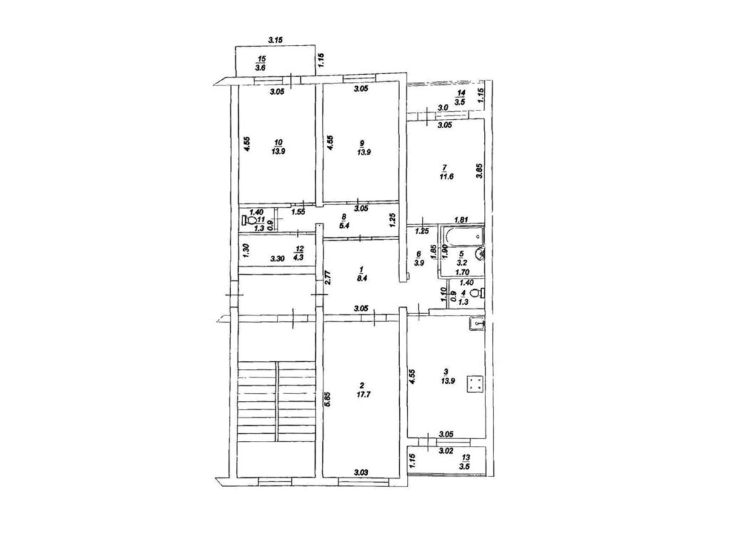 4-к квартира, 98.8 м², 4/5 эт., г.Славянск н/К, р-н Северного Парка, фото 24 из 26